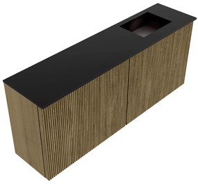Mondiaz Joya 100cm toiletmeubel dusk met wastafel faye rechts 1 kraangat urban