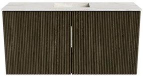 Mondiaz Joya DLux 80cm toiletmeubel shadow met wastafel faye midden zonder kraangat ostra