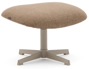 Kave Home Jaspe Fauteuil Voetenbankje Lichtbruin