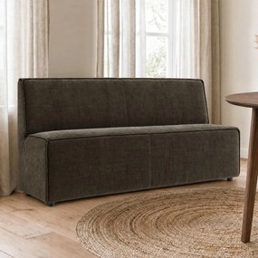 Eetkamerbank Met Naden Bruin 160 Cm