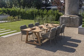 4 Seasons Outdoor Jura dining set olijfgroen met Noah tafel 260 cm * Sale *      taupe weerbestendig