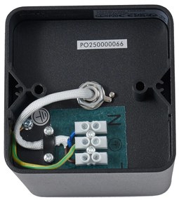 Design opbouwspot zwart GU10 70mm draai- en kantelbaar - Vox