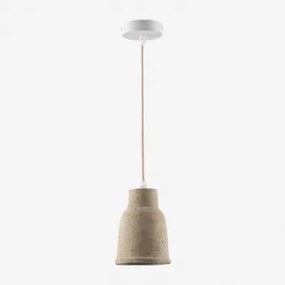 Hanglamp Van Terracotta Sainza Ø14 Cm & Tapioca Beige - Sklum
