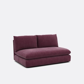 2-zits bankelement voor modulaire sofa, in gestructureerde stof, Malo