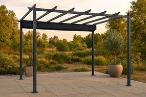 The Outsider Pergola Eva - Zwart - Aluminium - 295x295cm - The Outsider