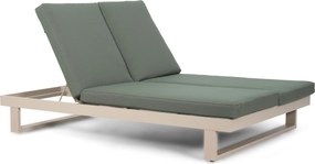 Lifestyle Garden Furniture Massimo Ligbed Met Kussen Loft/moss Green Aluminium Taupe