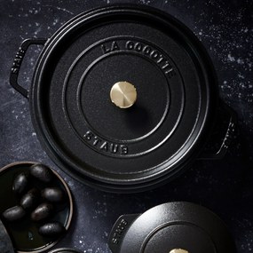 Staub La Cocotte Cocotte 28 cm / 6,75 l, Rond, Zwart - La Cocotte - Staub