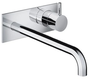 Hotbath Cobber inbouw wastafelkraan 25cm met plaat chroom