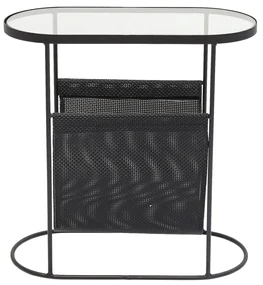 Kare Design Mesh Ovalen Bijzettafel Krantenbak - 54 X 25cm.