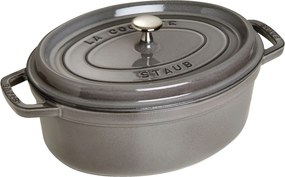 Staub La Cocotte Cocotte 31 cm / 5,5 l, Ovaal, Grafietgrijs - La Cocotte - Staub