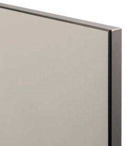 BRAUER Alu Spiegel - 100x70cm - zonder verlichting - rechthoek - aluminium SP-EM100RH