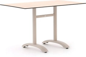 Tuin eettafel Bellagio | Rechthoekig | Tuintafel Kunststof | 140x80cm | 4 personen | Kees Smit Tuinmeubelen