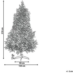 Kerstboom met verlichting 210 cm PALOMAR Beliani