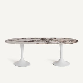 Ovaal tafelblad in keramiek L220 cm, Ovalo
