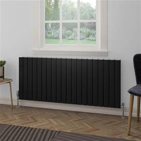 Eastbrook Hadleigh radiator 140x60cm aluminium 2345W zwart mat