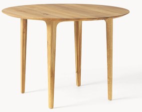 Ronde eettafel Archie van eikenhout, Ø 110 cm