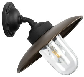 Solingen Stallamp Schuin Matzwart Brons