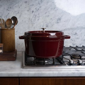Staub La Cocotte Cocotte 26 cm / 5,25 l, Rond, Grenadine rood - La Cocotte - Staub