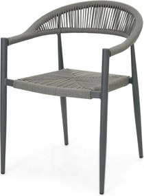 Tuinstoel Rope Grijs-antraciet De Laan Granada