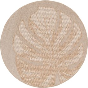 Garden Impressions Buitenkleed Ø200 cm - leaf taupe