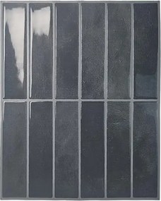 Tegelsticker Donker Grijs Langwerpig - 29 cm x 22.9 cm x 0.11 cm | 0.07 kg | Paneli zelfklevende steenstrips