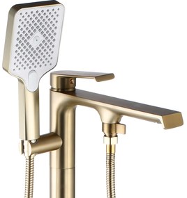 Vloeren badmengkraan Rea Hass Gold Brush