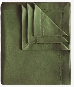 Eirsen Katoenen Tafelkleed 200 X 300 Cm & Groen – Intens Olijf - Sklum