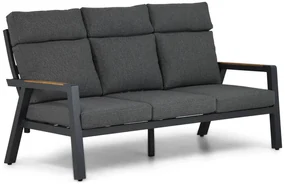 Stoel en Bank Loungeset 5 personen Aluminium/teak Grijs  Lifestyle Garden Furniture Marseille