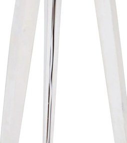 Moderne tripod wit met linnen kap donkergrijs 45 cm - Tripod Classic