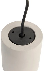 Landelijke plafondspot beton rond - Deep