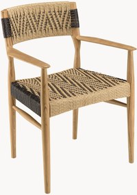 Tuin eetstoelen Valeria van teakhout, 2 stuks