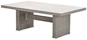 Garden Impressions Tennessee lounge dining tafel 180x100 cm vintage willow - light teak vironwood