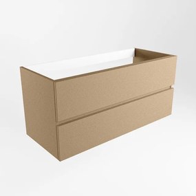 Mondiaz VICA wastafelonderkast - 110x45x50cm - 2 lades - uitsparing links - softclose - Oro M73113Oro