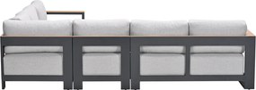 Garden Impressions Malakka loungebank 4-delig - light teak look