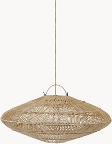 Handgeweven rotan hanglampkap Macaron