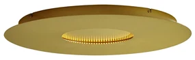 Moderne plafondlamp goud 60cm incl. LED 3-staps dimbaar - Morning Modern rond Binnenverlichting Lamp