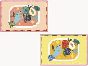 Placemats Fiore, 2-delig