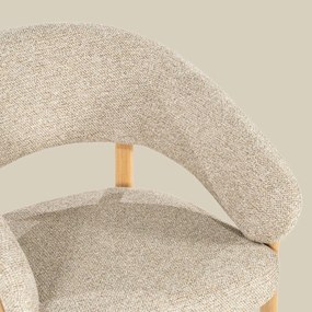 Eetkamerstoel Met Houten Poten Naturel