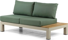 Loungeset 5 personen Aluminium/Teak Taupe Lifestyle Garden Furniture Vittoria