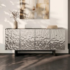 Chroom Dressoir - 160x45x78cm.