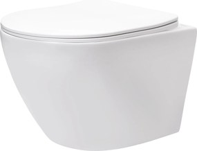 Hangende toilet REA Carlo Lux Rimless met bidetfunctie