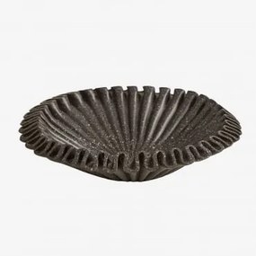 Decoratieve Schaal Van Hars Irente Grijs – Grafiet & Ø30 Cm - Sklum