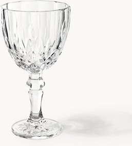 Wijnglazen George met reliëfpatroon, 4-delig