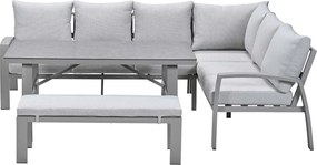 Garden Impressions Cameron lounge dining set 4-delig rechts - valley sand