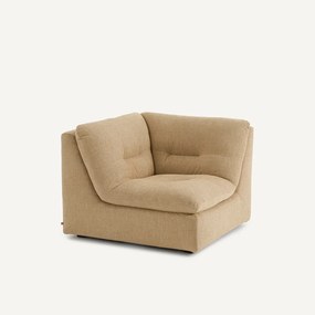 Modulaire 90° hoek in gemêleerde stof, GIULIANO