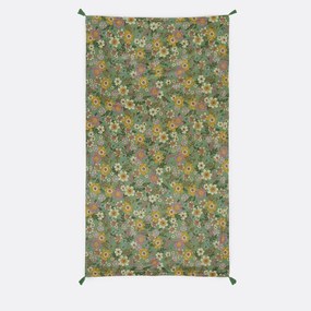 Bedrukte XL badstof gevoerde Fouta, Rosemary