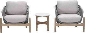 Garden Impressions Aberdeen loungeset 3-delig - grey sand