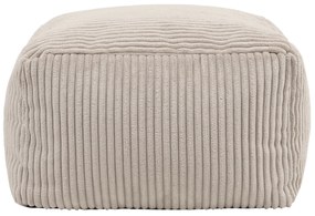 Theo Corduroy Poef - Beige