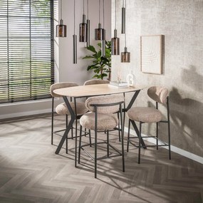 Ronde Barstoel Met Rugleuning