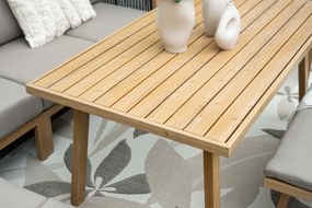 Garden Impressions San Capri lounge dining set 6-delig - light teak aluminium